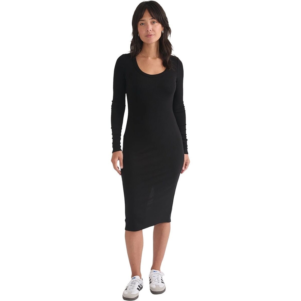 Marine Layer Black Long Sleeve Dress